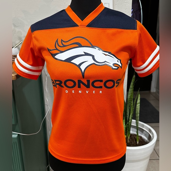 NFL Team Kids Apparel Denver Broncos Navy and Orange Jersey - Picture 2 of 7